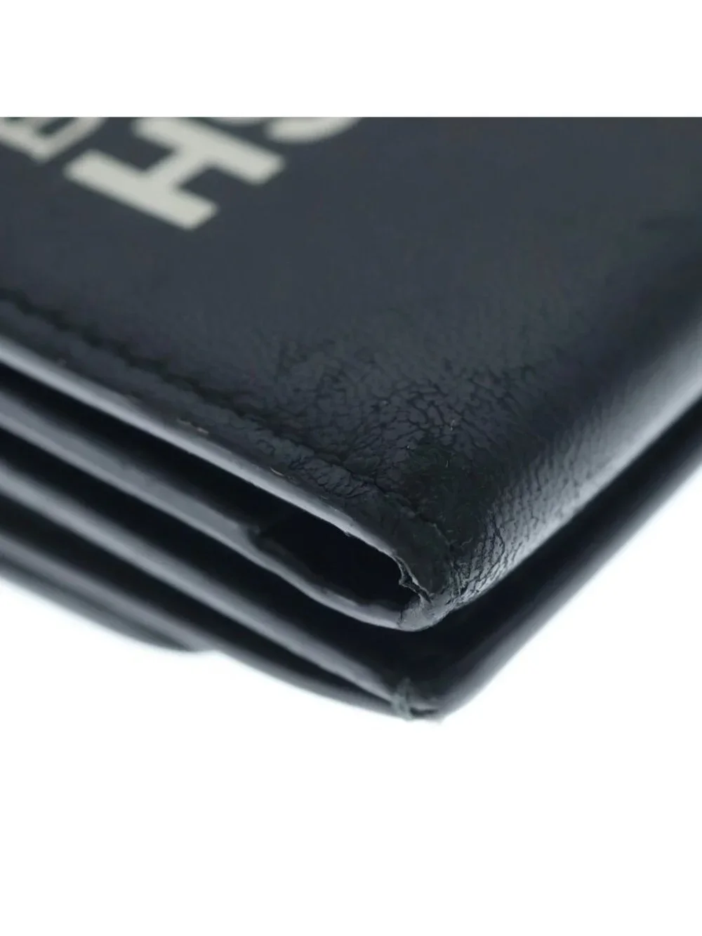 Bvlgari Ambush Wallet Leather Bifold Compact Black